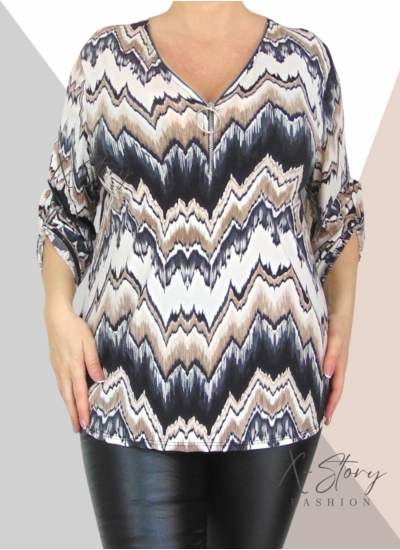 Hidegselyem, mintás felső