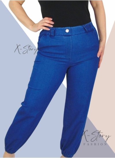 Gumisderekú, díszgombos farmernadrág