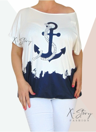 Gumisaljú, mintás felső