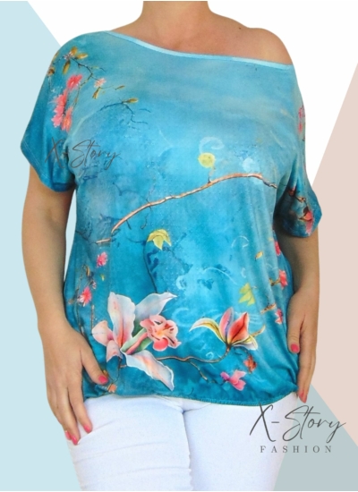 Gumisaljú, mintás felső