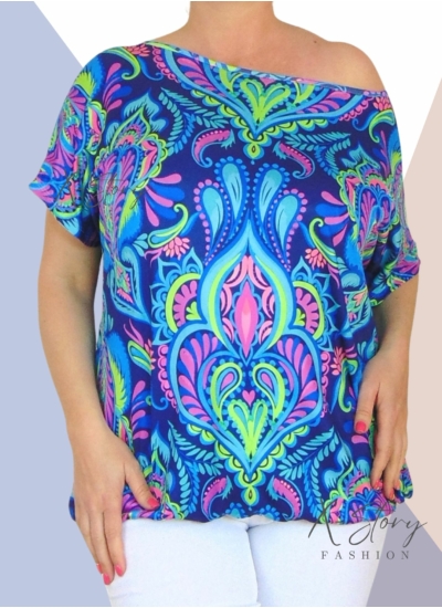 Gumisaljú, mintás felső