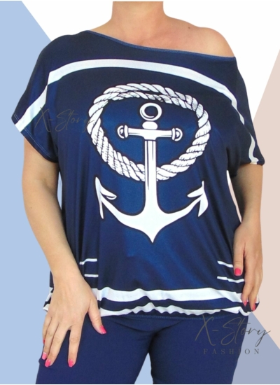 Gumisaljú, mintás felső