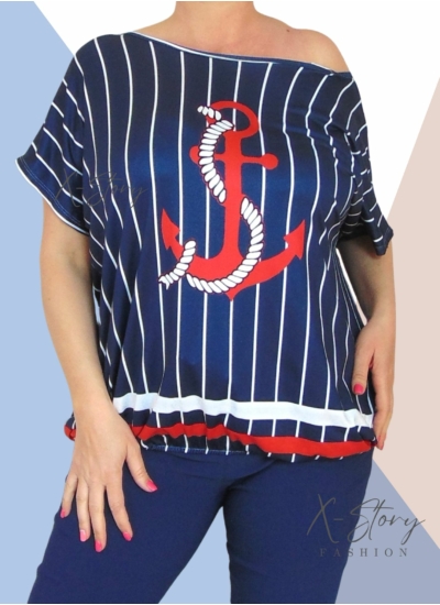 Gumisaljú, mintás felső