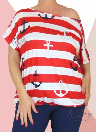 Gumisaljú, mintás felső