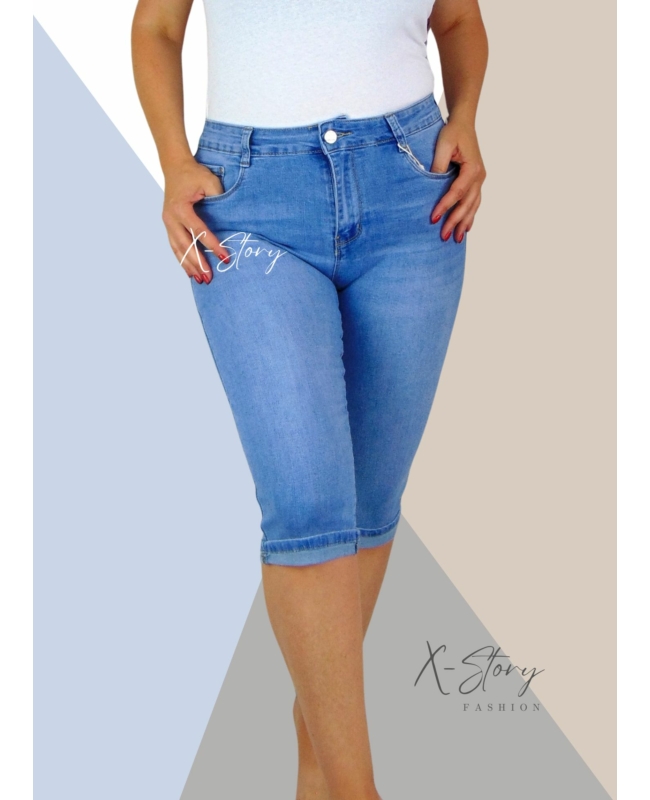 Sztreccs farmernadrág (PLUS SIZE méretekben) 