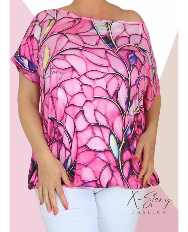 Gumisaljú, mintás felső