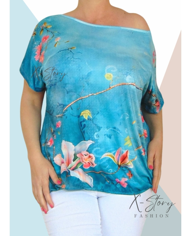 Gumisaljú, mintás felső