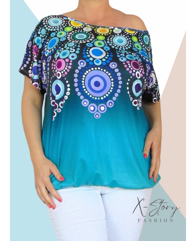 Gumisaljú, mintás felső