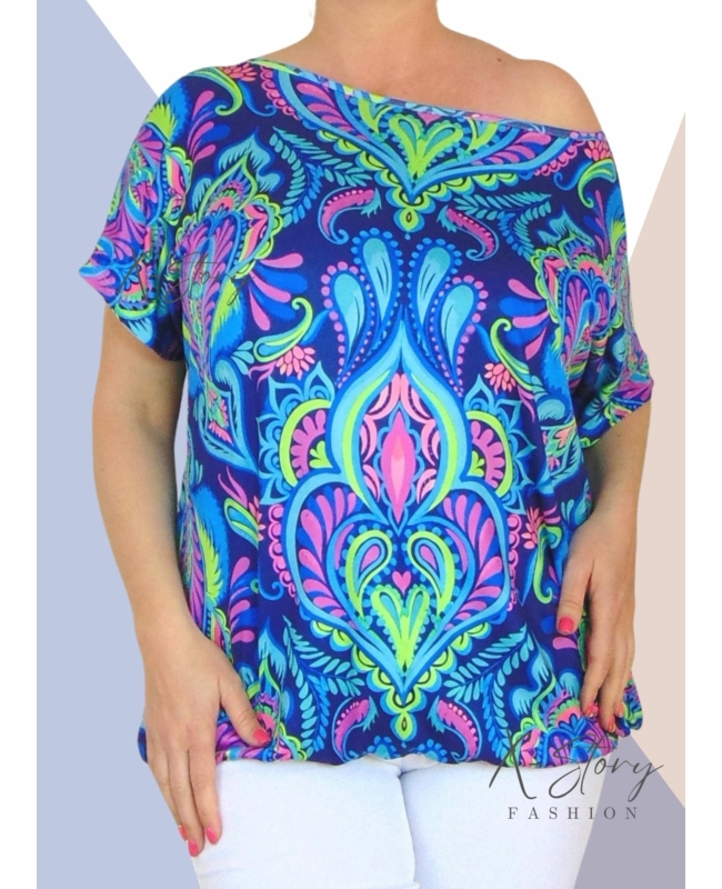 Gumisaljú, mintás felső