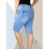 Kép 3/3 - Rövid sztreccsfarmernadrág (PLUS SIZE )