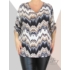 Kép 1/2 - Hidegselyem, mintás felső