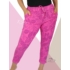 Kép 1/2 - Gumisderekú, mintás sztreccsnadrág (pink)