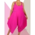 Kép 2/2 - Laza fazonú overál (pink)