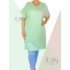 Kép 3/3 - Köves díszzsebes pólótunika (menta)