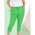 Kép 1/2 - Gumis derekú, sztreccsvászon nadrág (kivizöld)