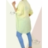 Kép 3/3 - Pamutgéz anyagú, bő fazonú tunika(pasztellsárga)