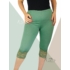 Kép 2/2 - Csipkés aljú, plus size méretű  leggings (khaki)