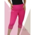 Kép 2/2 - Csipkés aljú, plus size méretű  leggings (pink)