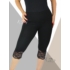 Kép 2/2 - Csipkés aljú, plus size méretű  leggings (fekete)