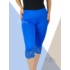 Kép 1/2 - Csipkés aljú, plus size méretű  leggings (királykék)