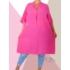 Kép 2/2 - Extra bő fazonú, gézvászon tunika (pink)
