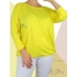 Kép 2/2 - Gumis aljú felső (sárga)