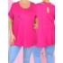 Kép 1/4 - Hátán pántos , laza fazonú felső (pink)