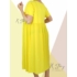 Kép 3/3 - Nagyméretű hosszú ruha (sárga)