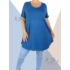 Kép 3/4 - Hátán pántos , "A" vonalú tunika (farmerkék)