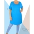 Kép 3/4 - Hátán pántos , "A" vonalú tunika (babakék)
