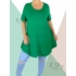 Kép 3/4 - Hátán pántos , "A" vonalú tunika (fűzöld)