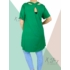 Kép 4/4 - Hátán pántos , "A" vonalú tunika (fűzöld)