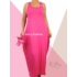 Kép 1/2 - Hagymafazonú maxi ruha (pink)